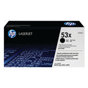 Image of HP 53X Black LaserJet Toner Cartridge High Capacity | Q7553X