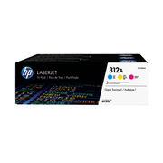 Image of HP 312A Colour LaserJet Toner Cartridge Tri-Pack | CF440AM