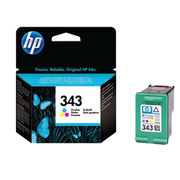 Image of HP 343 Tri Colour Inkjet Cartridge | C8766EE