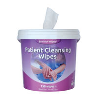 EcoTech White Patient Cleansing Wipes (150 Sheets)