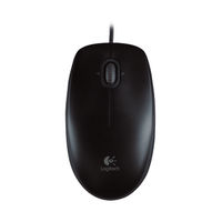 View more details about Logitech B100 Optical Mouse USB 800dpi Black 910-003357