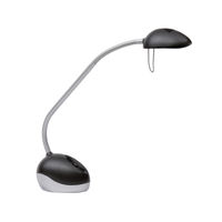 View more details about Alba Halox LED Desk Lamp 3/5.5W with UK Plug Black/Grey LEDX N UK