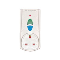 View more details about RCD Safety Plug White (Takes 3000 upto Watts and 13 Amps) PB5000