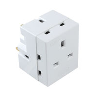 View more details about CED 3-Way Adaptor Fused 13 Amp White WAP3W