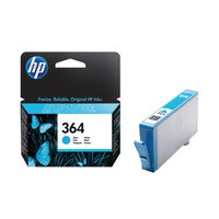 View more details about HP 364 Cyan Standard Yield Ink Cartridge | CB318EE