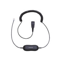 View more details about Jabra Black GN1200 CC QD to RJ9 Universal Headset Coiled Cord 88011-99