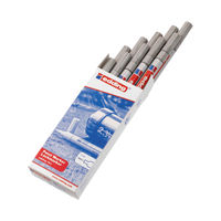 View more details about Edding 751 Bullet Tip Paint Marker Fine Silver (Pack of 10) 751-054