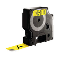 View more details about Dymo D1 Standard Label Tape Black on Yellow - S0720880