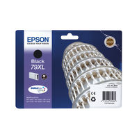 View more details about Epson 79XL Ink Cartridge DURABrite Ultra Ink High Yield Tower of Pisa Black C13T79014010