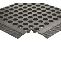 View more details about Black Rubber Worksafe Mat (900 x 1500mm, 16mm Thickness) 312475