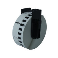 View more details about Brother Continuous Paper Labelling Tape 29mm x 30.48m Black on White DK22210