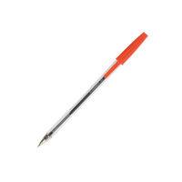 View more details about Q-Connect Medium Red Ballpoint Pen, Pack of 20 - KF34044