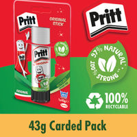 View more details about Pritt Stick 43g Original, Pack of 12 | 1456075