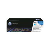 View more details about HP 125A LaserJet Toner Cartridge Cyan CB541A