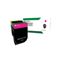 View more details about Lexmark Magenta Return Programme 1K Toner Cartridge 70C20M0