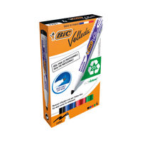 View more details about Bic Velleda 1701 Assorted Whiteboard Markers (Pack of 4) 1199001704