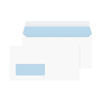 View more details about Blake PurelyEveryday Dl 100gsm Peel & Seal White Window Envelopes (Pack of 50) 23884/50PR 23884/50PR