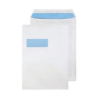 View more details about Blake PurelyEveryday C4 90gsm Seal White Window Envelopes (Pack of 50) 12892/50PR 12892/50PR