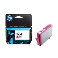 View more details about HP 364 Magenta Standard Yield Ink Cartridge | CB320EE