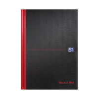 View more details about Black n Red A4 Ruled Casebound Hardback Notebook | 100080428