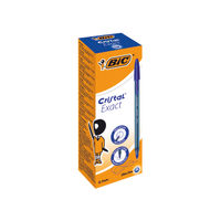 View more details about Bic Cristal Blue Ultra Fine Ballpoint Pens (Pack of 20) - 992605