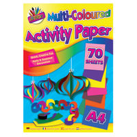 View more details about Art Box Activity Paper Pad A4 Assorted (Pack of 12) TAL06872