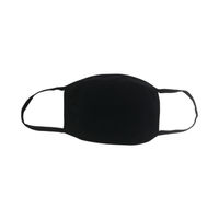 View more details about Reusable Cloth Masks 5x7in 4 Layer Cotton Black (Pack of 5) SY-200425B
