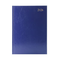 View more details about 5 Star Desk Diary 2 Day Per Page A5 Blue 2026 KFA52BU26