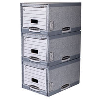 View more details about Fellowes Bankers Box System Storage Drawer Gry/White (Pack of 5) 01820