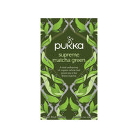 Refreshing tea . Organic and Fairtrade. Contains Macha powder pack of 20 sachets