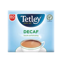 View more details about Tetley Decaffeinated Tea Bag (Pack of 80)