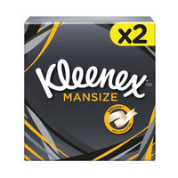 View more details about Kleenex Mansize Compact Tissues, 44 Tissues per Box, Pack of 2 - 3717914