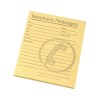 View more details about Challenge 102 x 127mm Yellow Telephone Message Pad (Pack of 10) - F71971