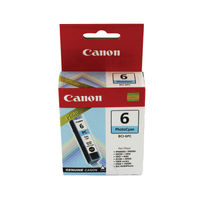 View more details about Canon BCI-6PC Inkjet Cart Photo Cyan 4709A002