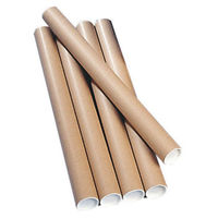 View more details about Brown Kraft A2 Postal Mailing Tube, 50mm - Pack of 25 - PT-050-15-04500