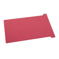 View more details about Nobo T-Card Size 2 48 x 85mm Red (Pack of 100) 2002003
