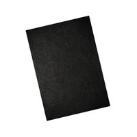 View more details about GBC LeatherGrain A4 Binding Cover 250gsm Black (Pack of 100) CE040010