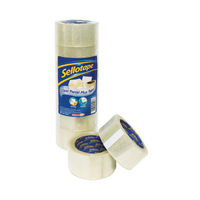 View more details about Sellotape Clear Packaging Tape, 50mm x 66m - Pack of 6 - SE2452