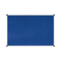 View more details about Bi-Office Aluminium Trim Felt Notice Board 1200x900mm Blue FA0543170-999