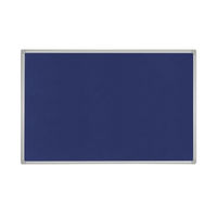 View more details about Bi-Office Aluminium Trim Felt Noticeboard 600x450mm Blue FB0443186