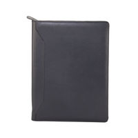 View more details about Monolith Leather Look Conference Folder with A4 Pad and Calculator Black 2914