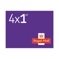 Royal Mail First Class Stamp Book (Pack of 4)