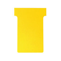 View more details about Nobo T-Card Size 3 80 x 120mm Yellow (100 Pack) 2003004