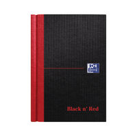 View more details about Black n' Red Casebound Hardback Notebook 192 Pages A6 (Pack of 5) 100080429