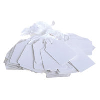 View more details about Strung Ticket 41x25mm White (1000 Pack) KF01619