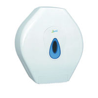 View more details about 2Work Mini Jumbo Toilet Roll Dispenser White CT34014