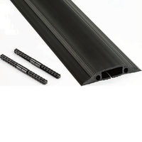 View more details about D-Line floor Cable Cover Black 80mm Wide 1.8m length c/w connectors FC83B