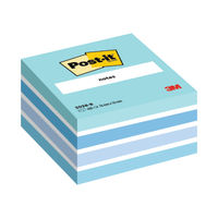 View more details about Post-it Notes Colour Cube 76 x 76mm Pastel Blue