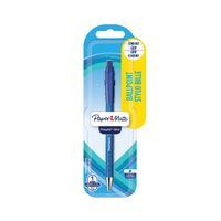View more details about Paper Mate Flexgrip Ultra Retractable Blue Ballpoint Pen (Pack of 12) - S0300535