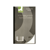 View more details about Q-Connect 210 x 127mm Feint Ruled Duplicate Book - 601ST